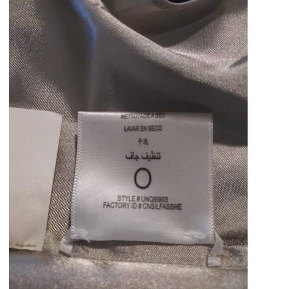 BCBGMaxAzria 100% Silk Ruffle Abstract Strapless Dress Party Prom Event Sz 0 - Picture 5 of 6